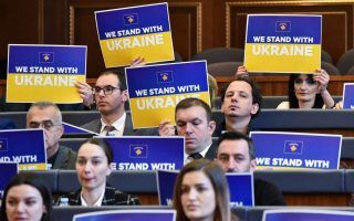 Kosovo parliament urges government to start NATO, EU membership bid